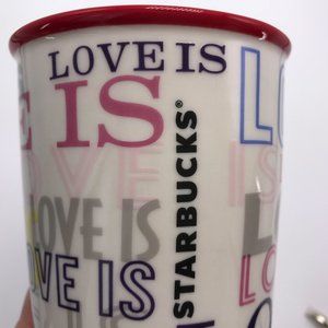 Starbucks "LOVE IS" Colorful Tumbler
